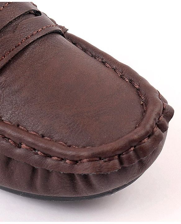 Cute Walk by Babyhug Slip On Formal Loafer Shoes - Brown