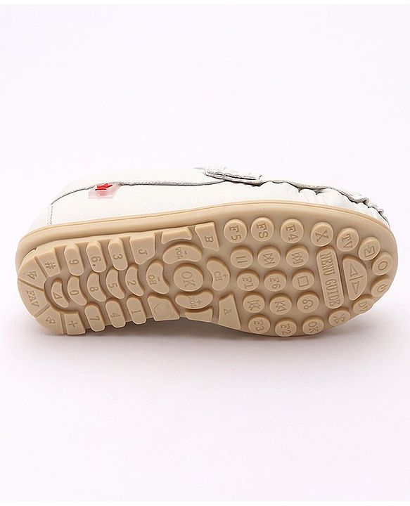 Cute Walk by Babyhug Slip On Party Wear Shoes - White