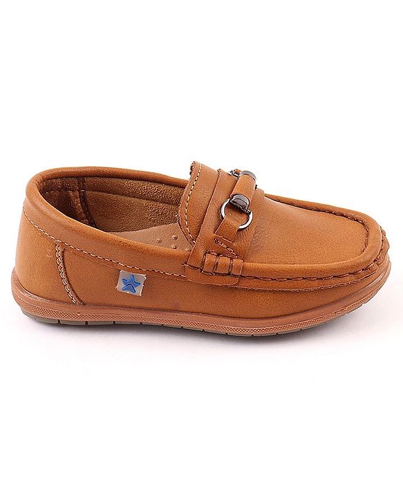 Cute Walk by Babyhug Loafer Shoes - Brown