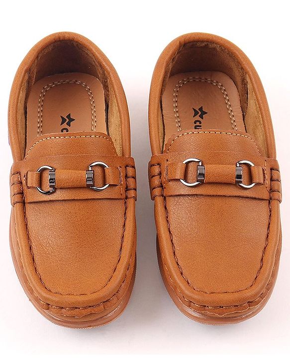 Cute Walk by Babyhug Loafer Shoes - Brown