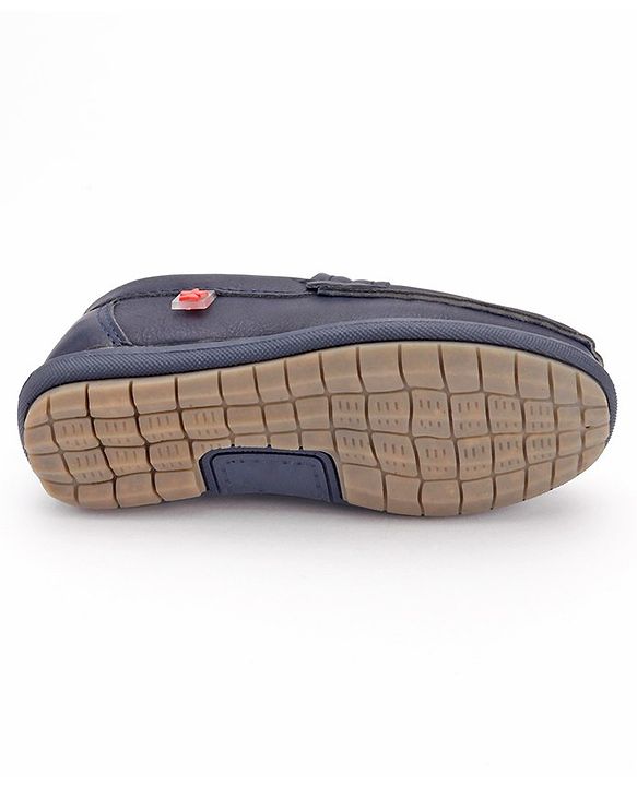 Cute Walk by Babyhug Party Wear Slip On Shoes - Navy Blue