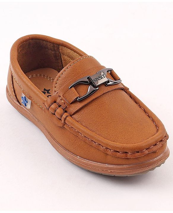 Cute Walk by Babyhug Party Wear Slip On Shoes - Navy Blue