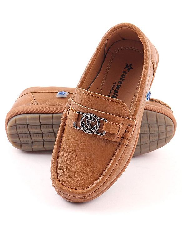 Cute Walk by Babyhug Slip On Formal & Party Wear Shoes - Brown