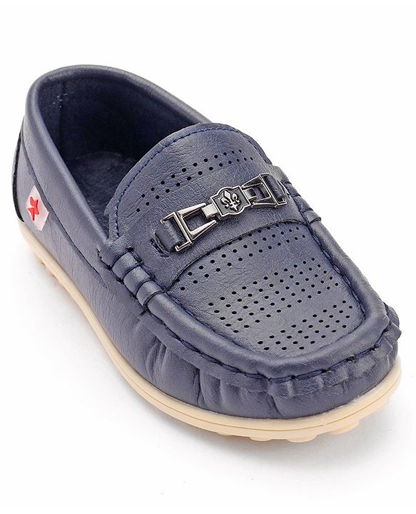 Cute Walk by Babyhug Slip On Formal & Party Wear Shoes Solid- Blue