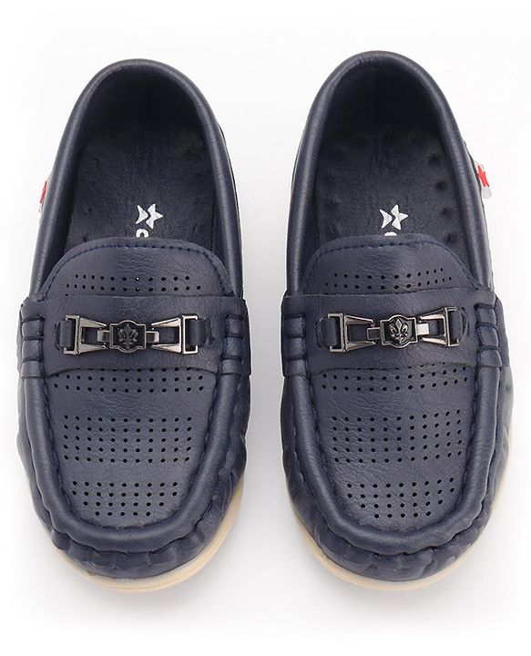 Cute Walk by Babyhug Slip On Formal & Party Wear Shoes Solid- Blue