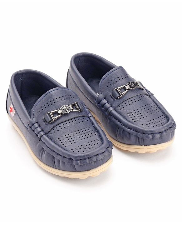 Cute Walk by Babyhug Slip On Formal & Party Wear Shoes Solid- Blue