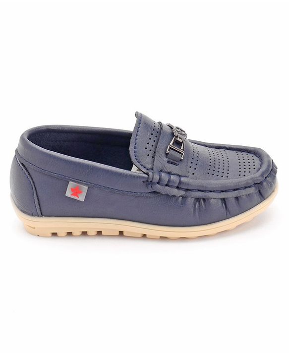 Cute Walk by Babyhug Slip On Formal & Party Wear Shoes Solid- Blue