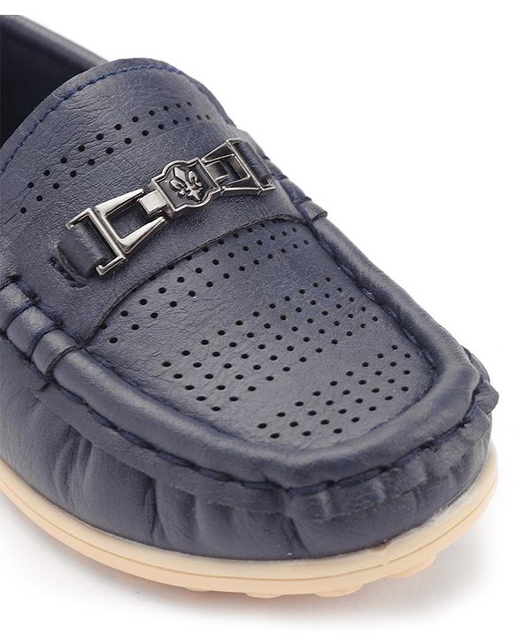 Cute Walk by Babyhug Slip On Formal & Party Wear Shoes Solid- Blue
