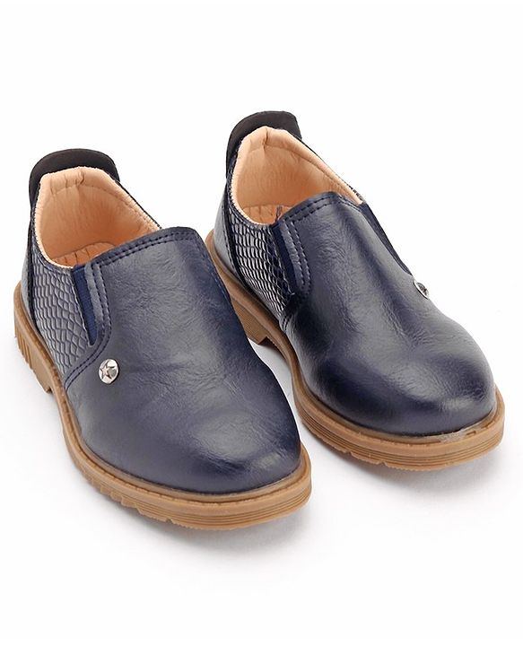 Cute Walk by Babyhug Formal Shoes - Navy Blue