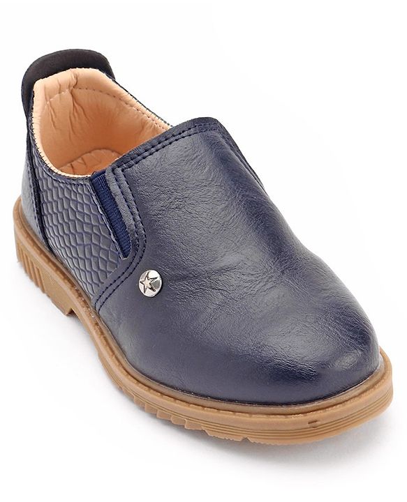 Cute Walk by Babyhug Formal Shoes - Navy Blue