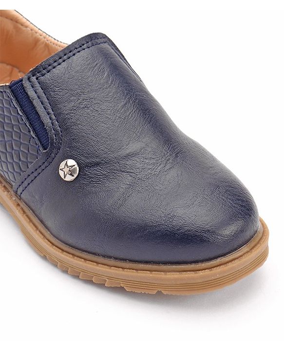 Cute Walk by Babyhug Formal Shoes - Navy Blue