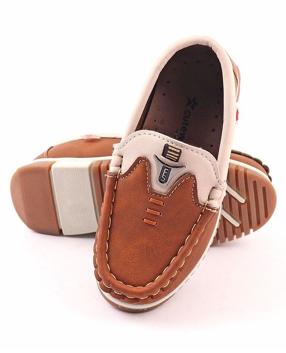 Cute Walk by Babyhug Slip On Loafers - Brown