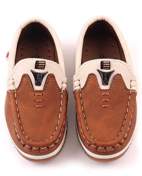 Cute Walk by Babyhug Slip On Loafers - Brown