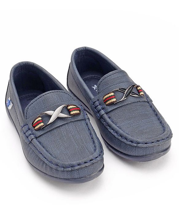Cute Walk by Babyhug Formal Shoes - Navy Blue