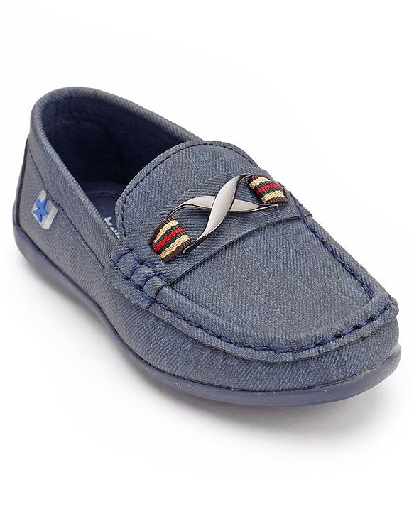 Cute Walk by Babyhug Formal Shoes - Navy Blue