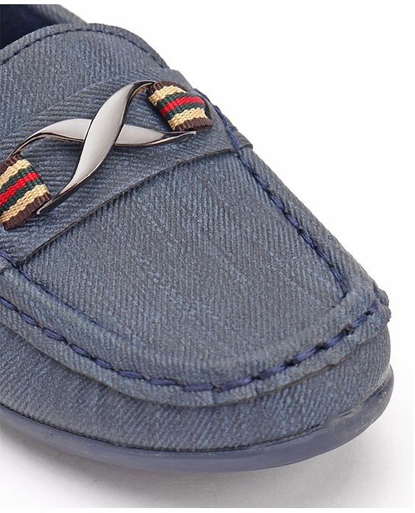 Cute Walk by Babyhug Formal Shoes - Navy Blue