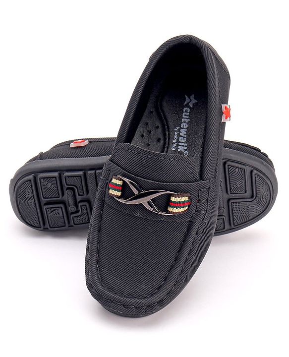 Cute Walk by Babyhug Formal Shoes - Navy Blue