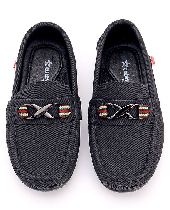Cute Walk by Babyhug Formal Shoes - Navy Blue