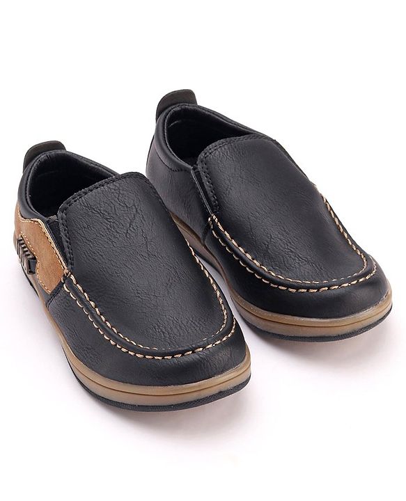 Cute Walk by Babyhug Formal Shoes - Black