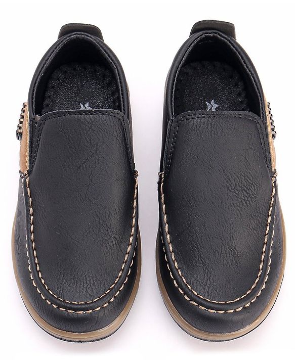 Cute Walk by Babyhug Formal Shoes - Black