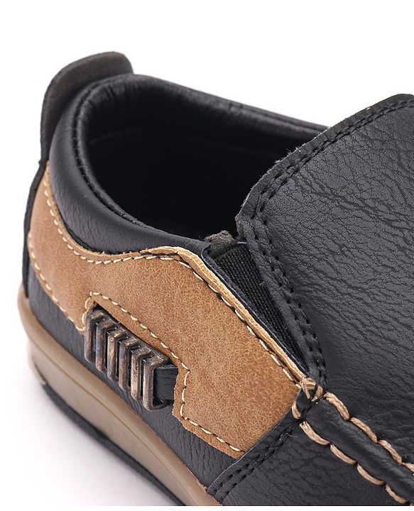 Cute Walk by Babyhug Formal Shoes - Black