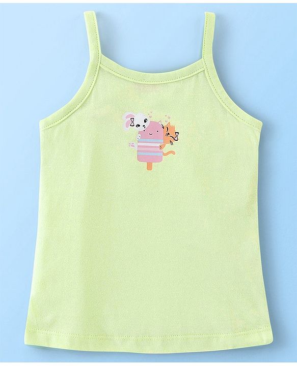 Babyhug 100% Cotton Slips Heart Print Pack of 3 - Multicolour