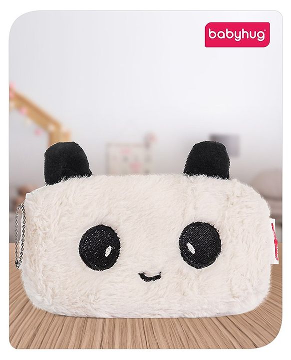 Babyhug Panda Pencil Pouch -Multicolor