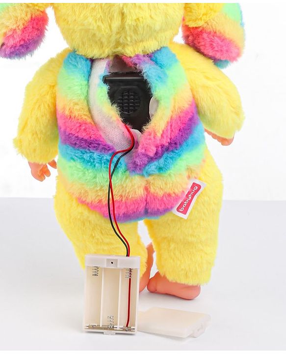 Babyhug Ear Moving Doll with Music - Yellow