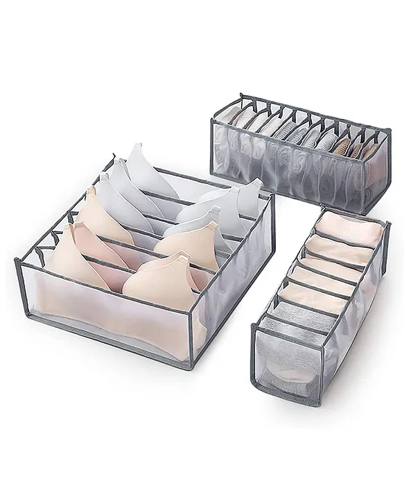 House of Quirk Underwear Drawer Organizer For Underwear Bras and