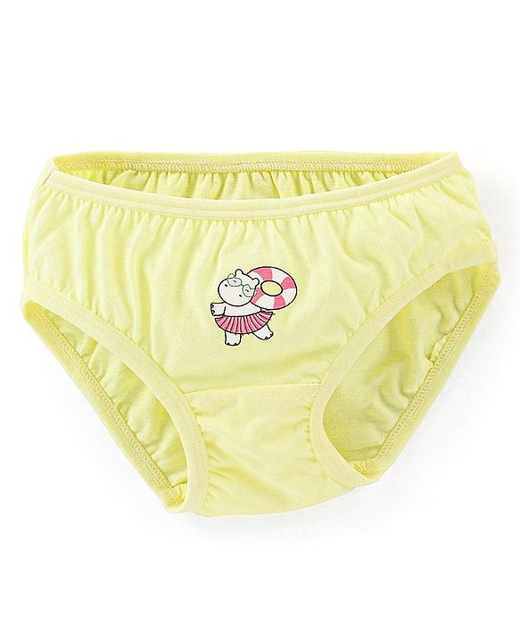 Babyhug 100% Cotton Panties With Polka Dot Print Pack of 3 - Multicolor