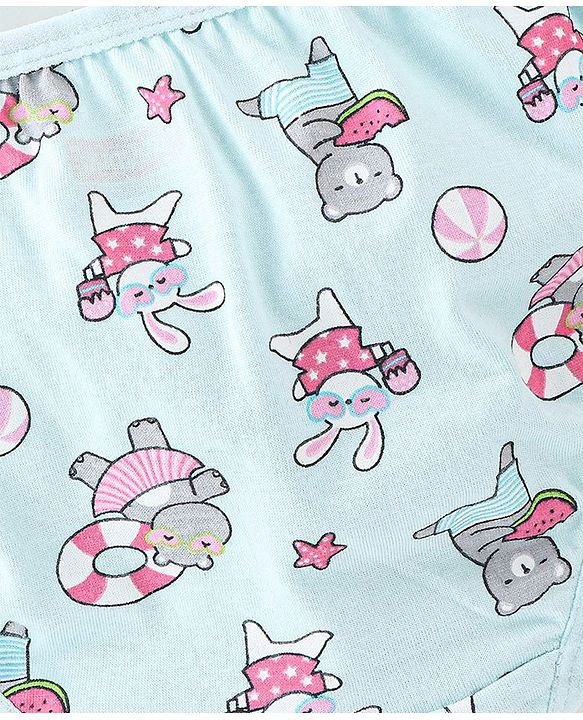Babyhug 100% Cotton Panties With Polka Dot Print Pack of 3 - Multicolor