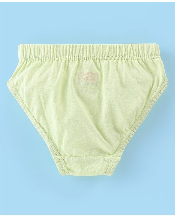 Babyhug 100% Cotton Panties Heart & Popsicle Print Pack of 3- Pink Green & White