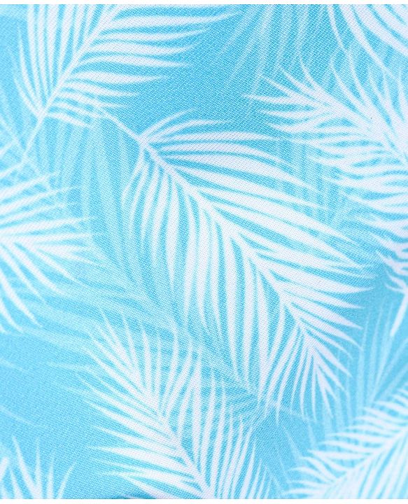 Babyhug Swimming Trunk Leaf Print -  Blue