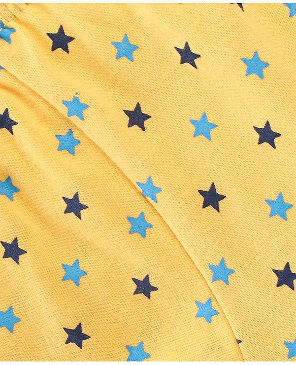 Babyhug 100% Cotton Star Printed Trunk Pack of 5 - Multicolour