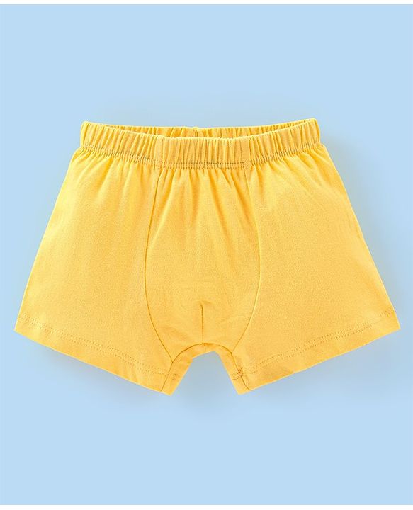 Babyhug 100% Cotton Knit Stripes & Printed Boxers Pack of 5 - Multicolour