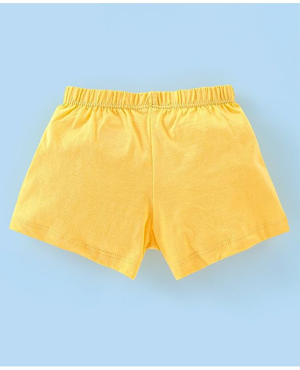 Babyhug 100% Cotton Knit Stripes & Printed Boxers Pack of 5 - Multicolour