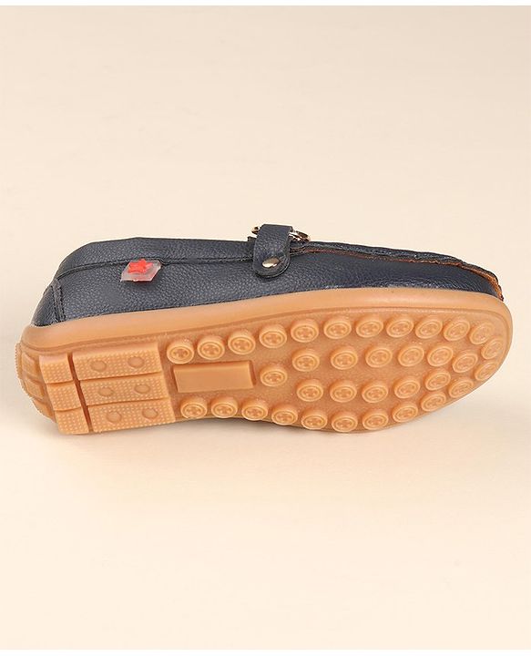 Cute Walk by Babyhug Slip Ons Party Wear Shoes - Navy Blue