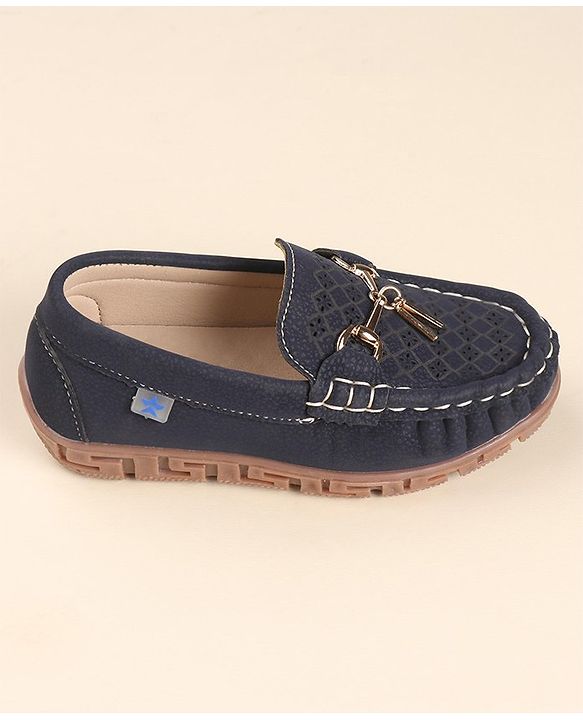 Cute Walk by Babyhug Formal Slip On Shoes - Blue