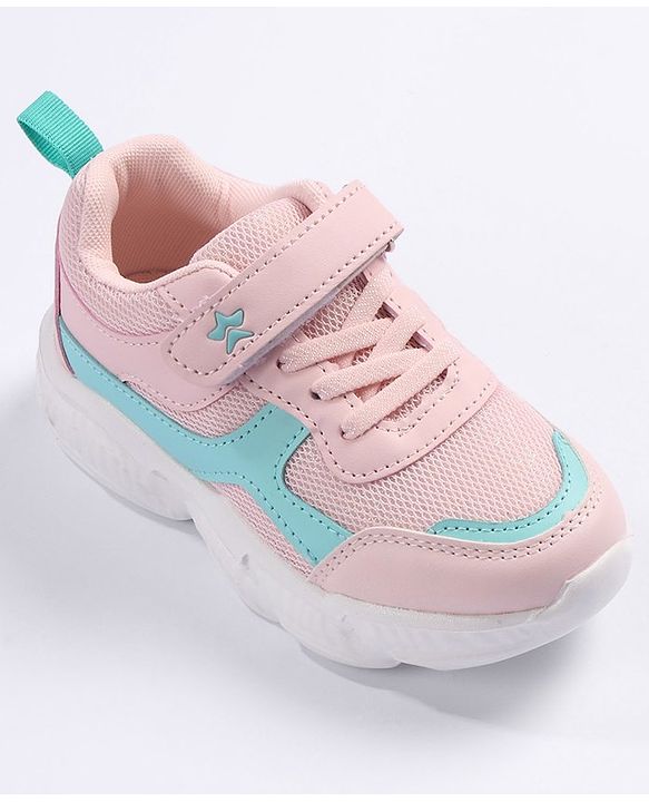 Cute Walk by Babyhug Velcro Closure Sports Shoes - Pink