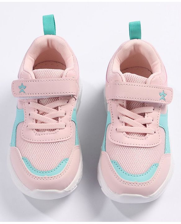 Cute Walk by Babyhug Velcro Closure Sports Shoes - Pink