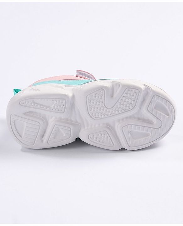 Cute Walk by Babyhug Velcro Closure Sports Shoes - Pink