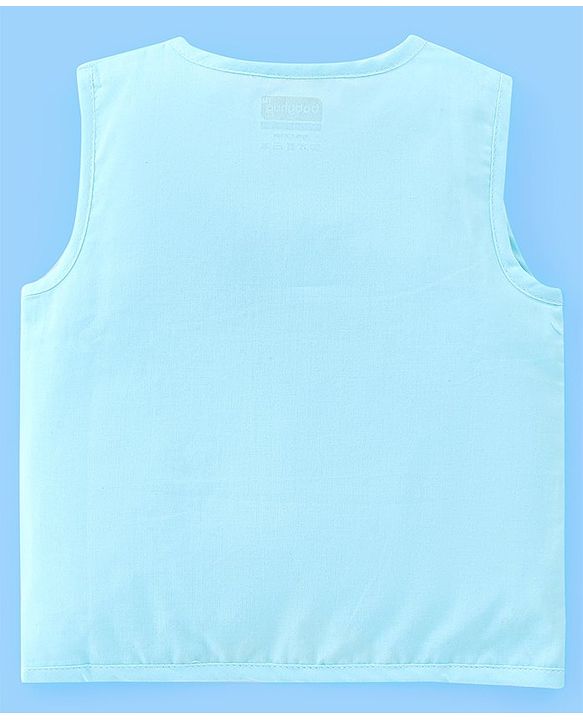 Babyhug Cotton Sleeveless Front Open Jhabla with Dolphin Print Pack of 5 - Multicolour