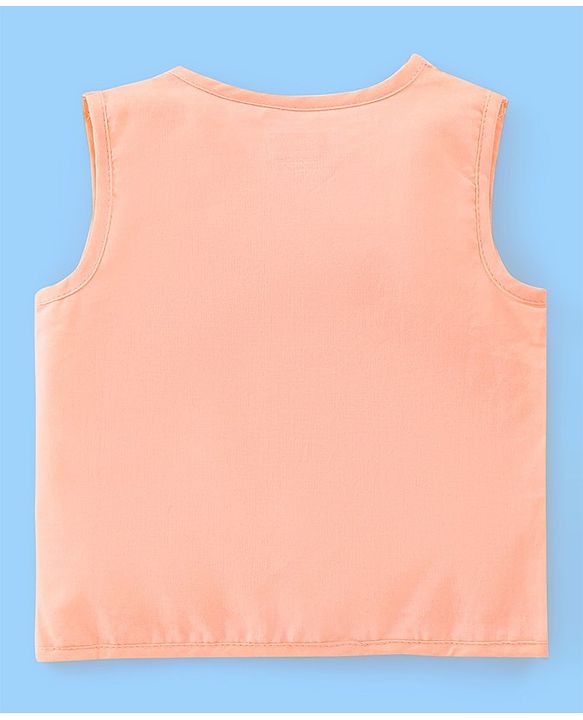 Babyhug Cotton Sleeveless Front Open Jhabla with Dolphin Print Pack of 5 - Multicolour