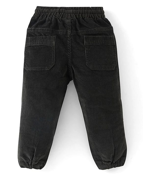 Babyhug Cotton Knit  Full Sleeves Shirt & Denim Jeans With Camoflauge Print - Green