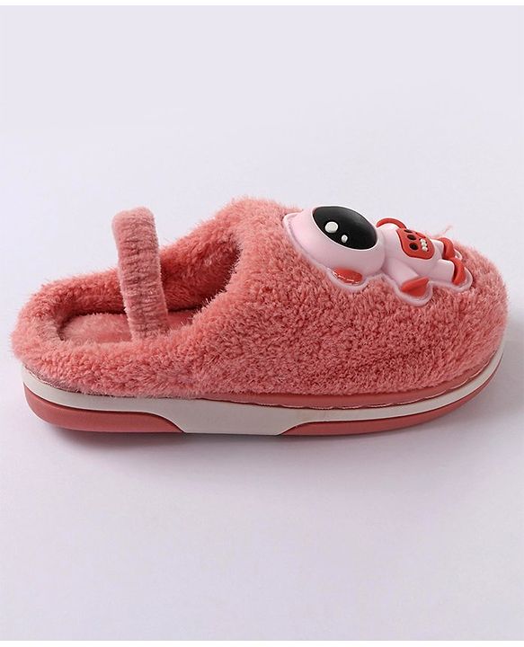Cute Walk by Babyhug Slip On Winter Booties Space Suit Applique - Grey