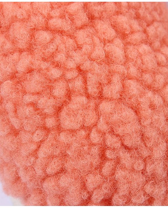 Cute Walk by Babyhug Slip On Solid Colour Fur Winter Booties - Orange