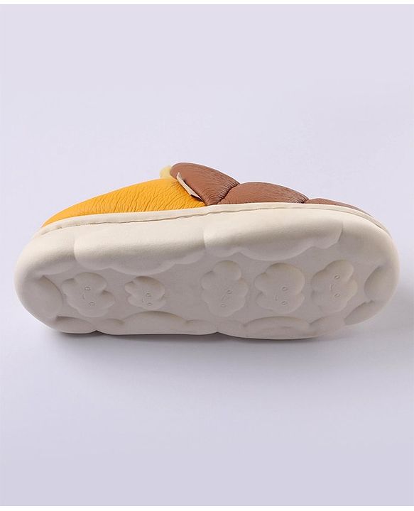 Cute Walk by Babyhug Slip On Solid Winter Booties - Brown