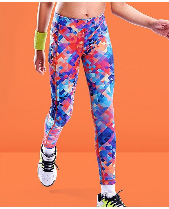 Pine Active Full Length Super Stretch Leggings - Multicolour