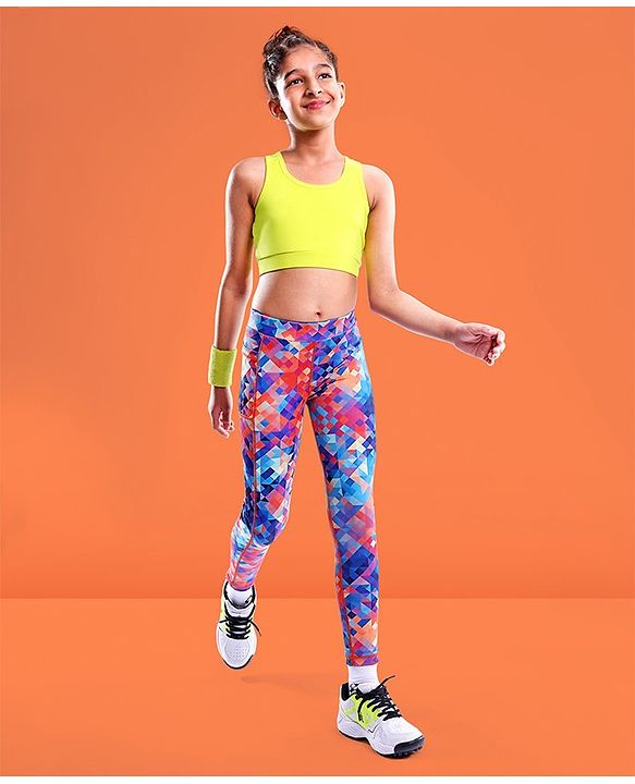 Pine Active Full Length Super Stretch Leggings - Multicolour