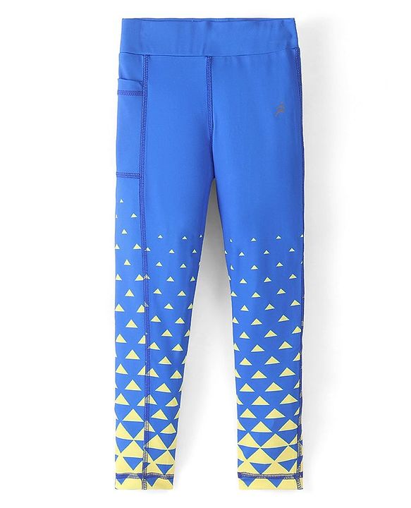 Pine Active Full Length Super Stretch Leggings - Blue